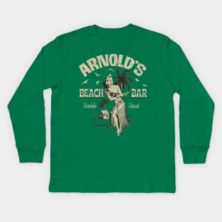 Arnold's Beach Bar Kids Long Sleeve T-Shirt